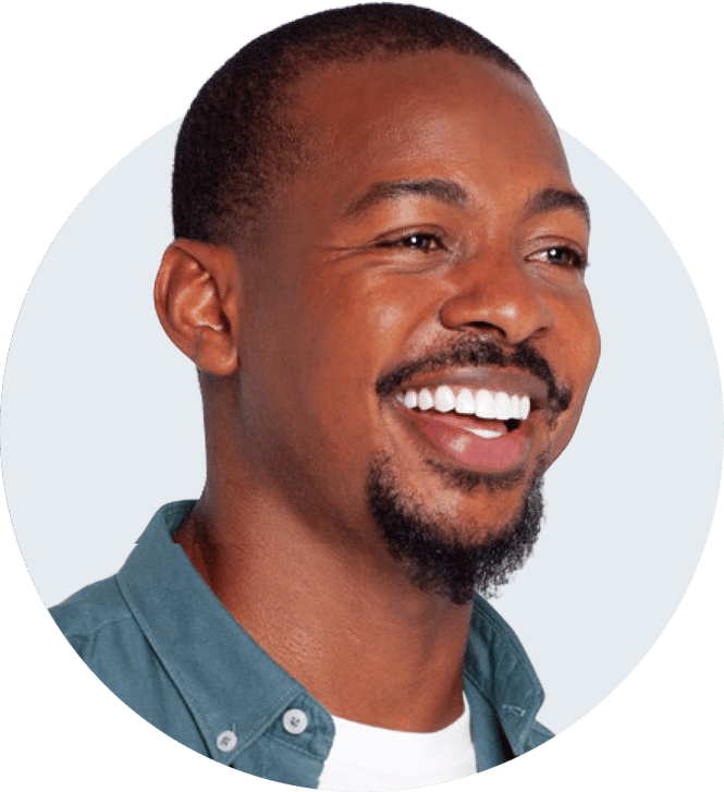Man Smiling with Clear Aligners from Monarch Dental